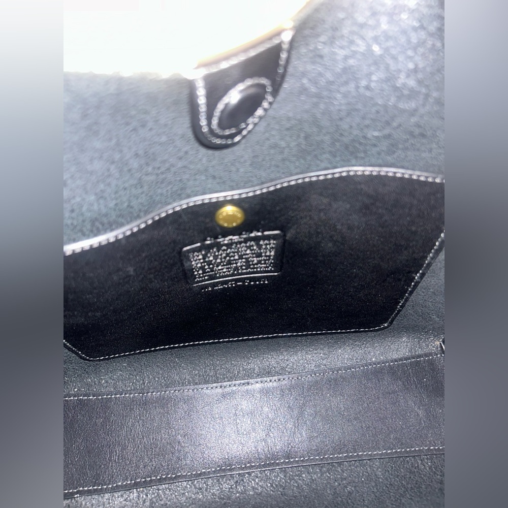 Almost new Coach Brooklyn 28 in black leather - Picture 5 of 8